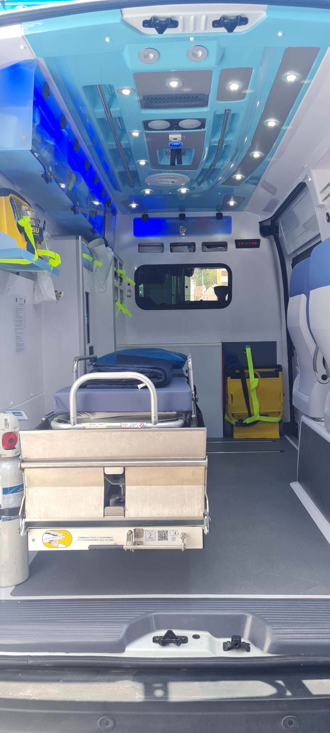 Intérieur ambulance